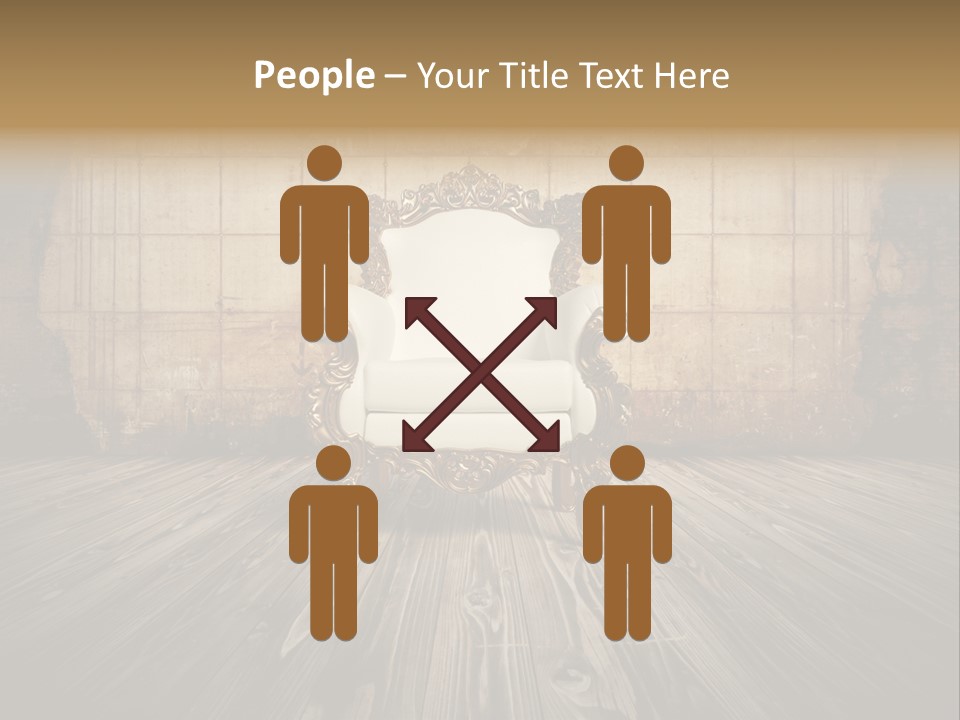 Room Luxury Seat PowerPoint Template