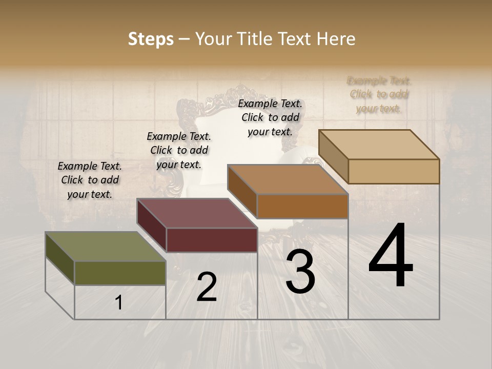 Room Luxury Seat PowerPoint Template