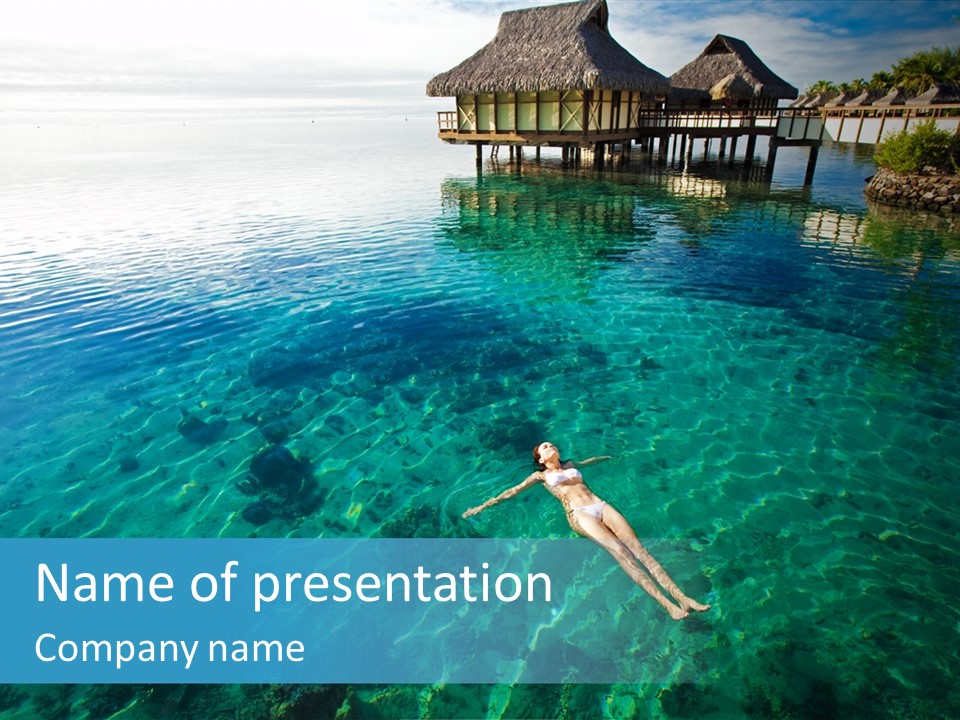 Cabin Palm Tourism PowerPoint Template