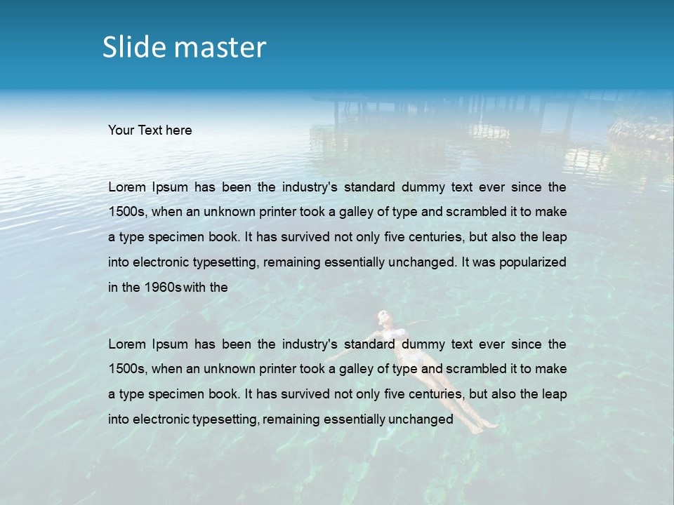 Cabin Palm Tourism PowerPoint Template