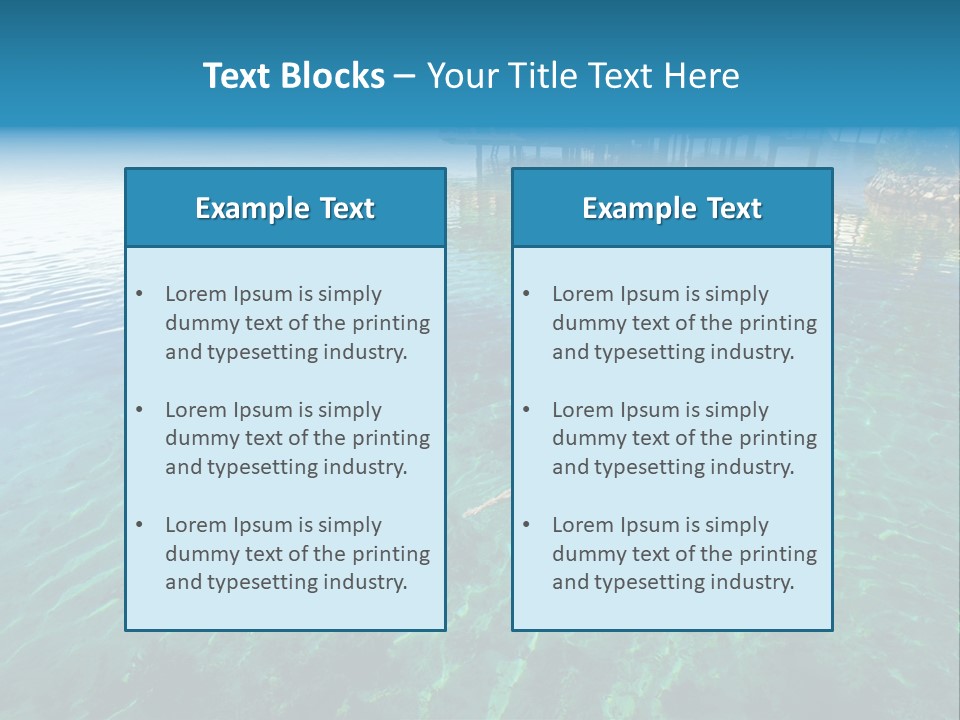 Cabin Palm Tourism PowerPoint Template