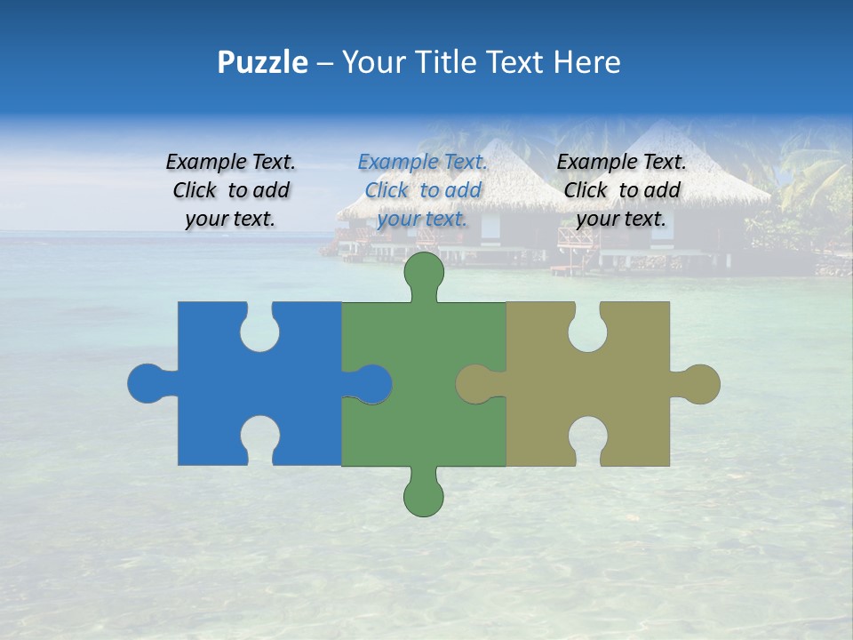 Romantic Vacation Background PowerPoint Template