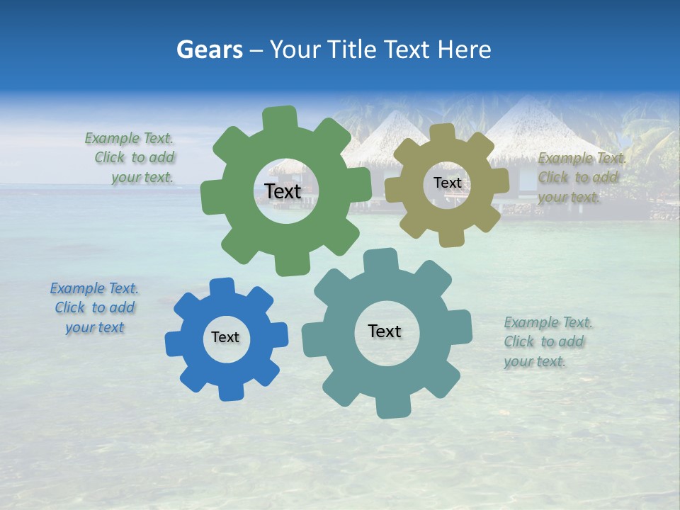 Romantic Vacation Background PowerPoint Template