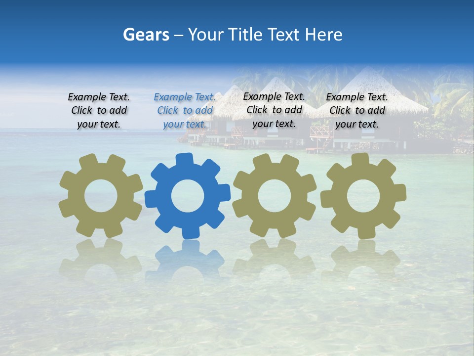 Romantic Vacation Background PowerPoint Template