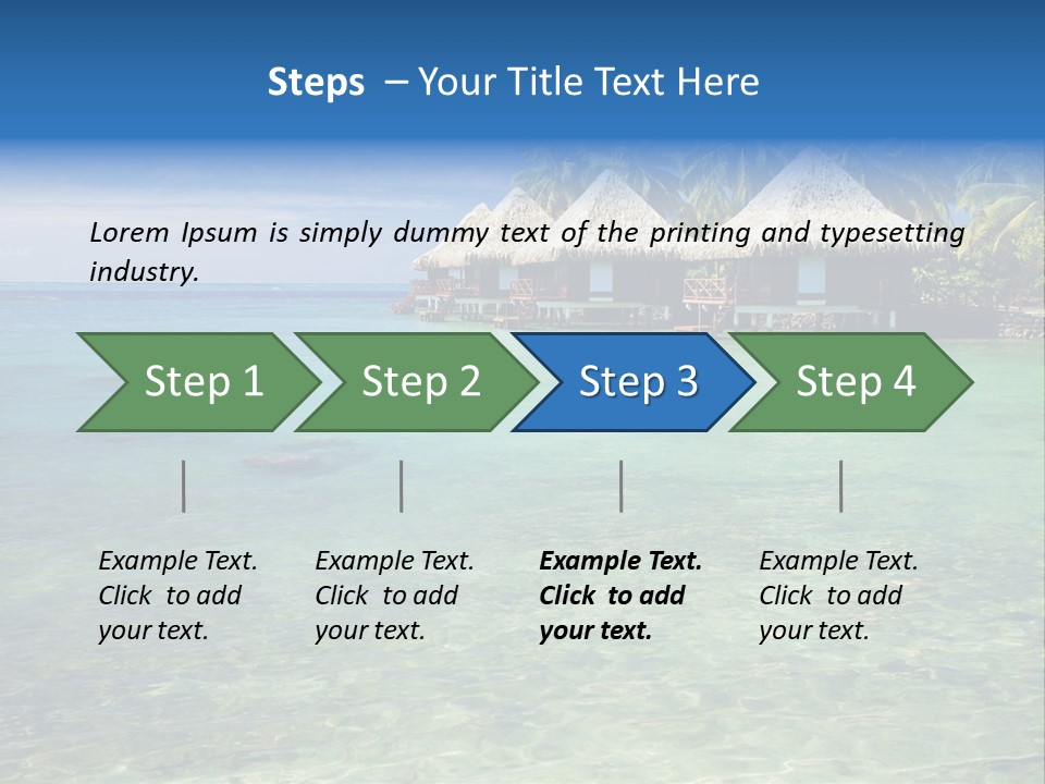 Romantic Vacation Background PowerPoint Template