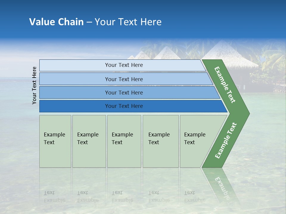 Romantic Vacation Background PowerPoint Template