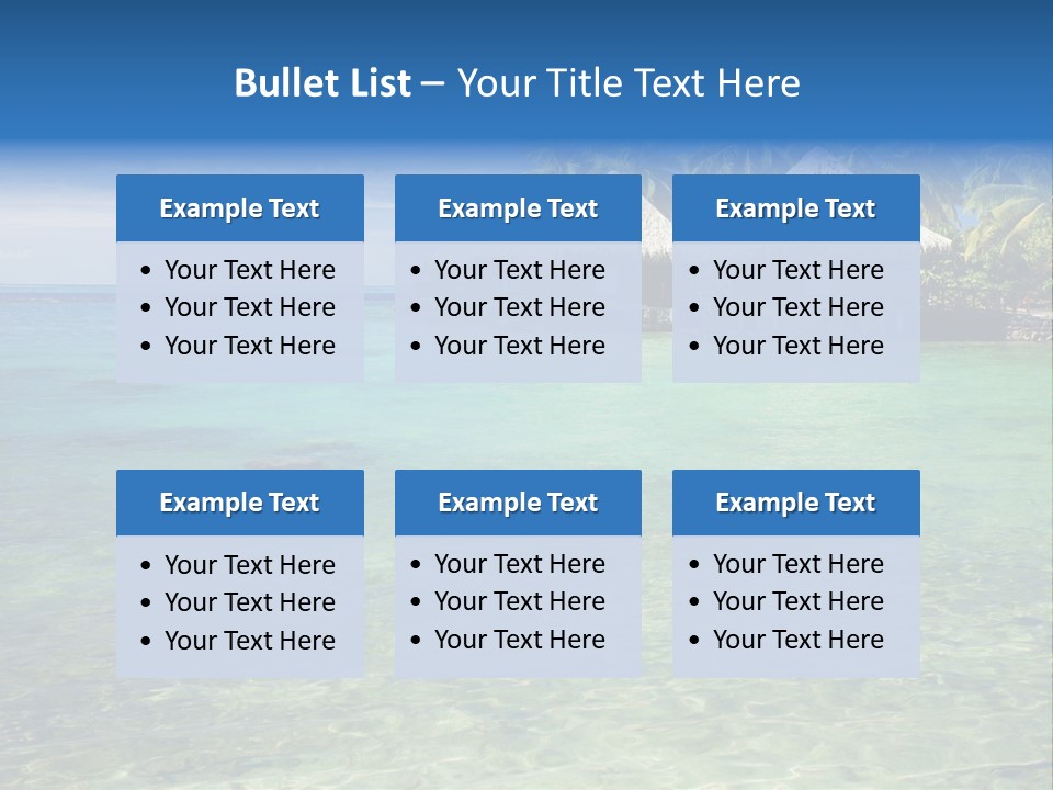 Romantic Vacation Background PowerPoint Template