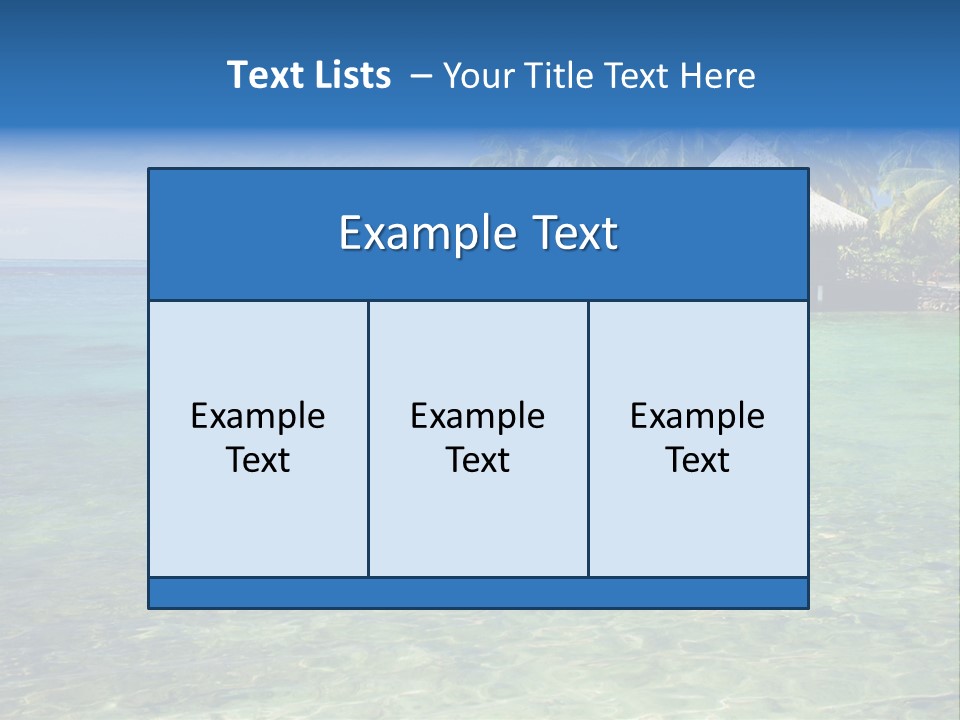 Romantic Vacation Background PowerPoint Template