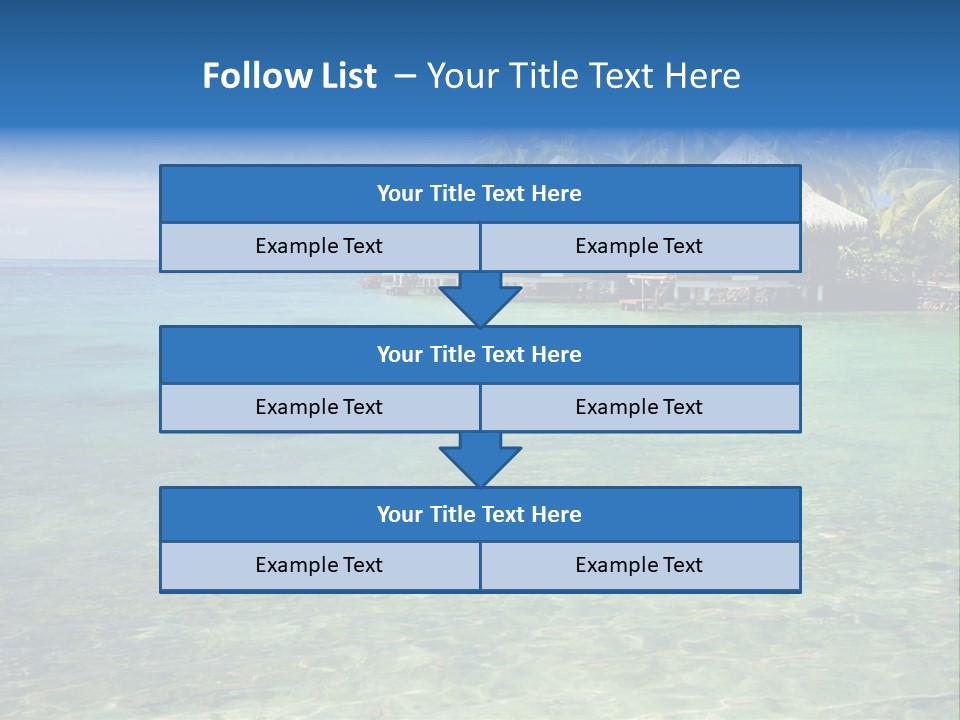 Romantic Vacation Background PowerPoint Template