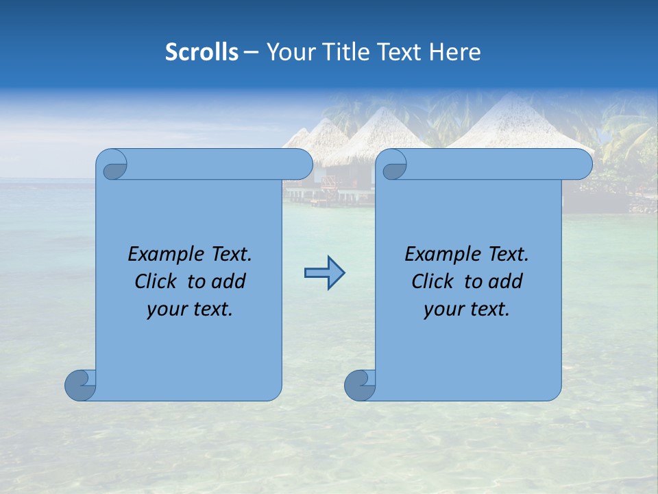 Romantic Vacation Background PowerPoint Template