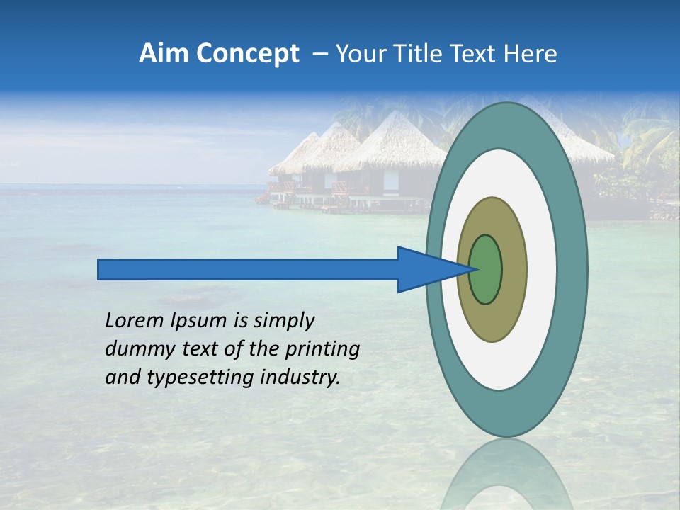 Romantic Vacation Background PowerPoint Template