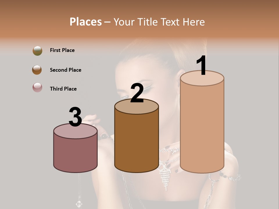 Caucasian Young Wealth PowerPoint Template