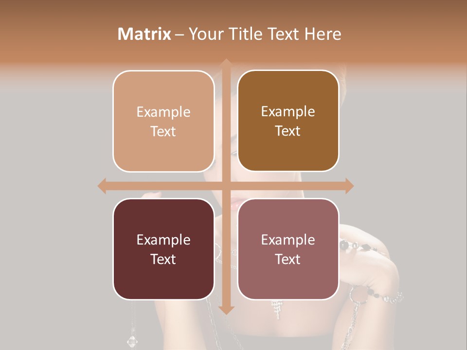 Caucasian Young Wealth PowerPoint Template