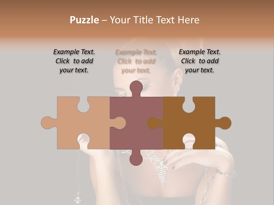 Caucasian Young Wealth PowerPoint Template