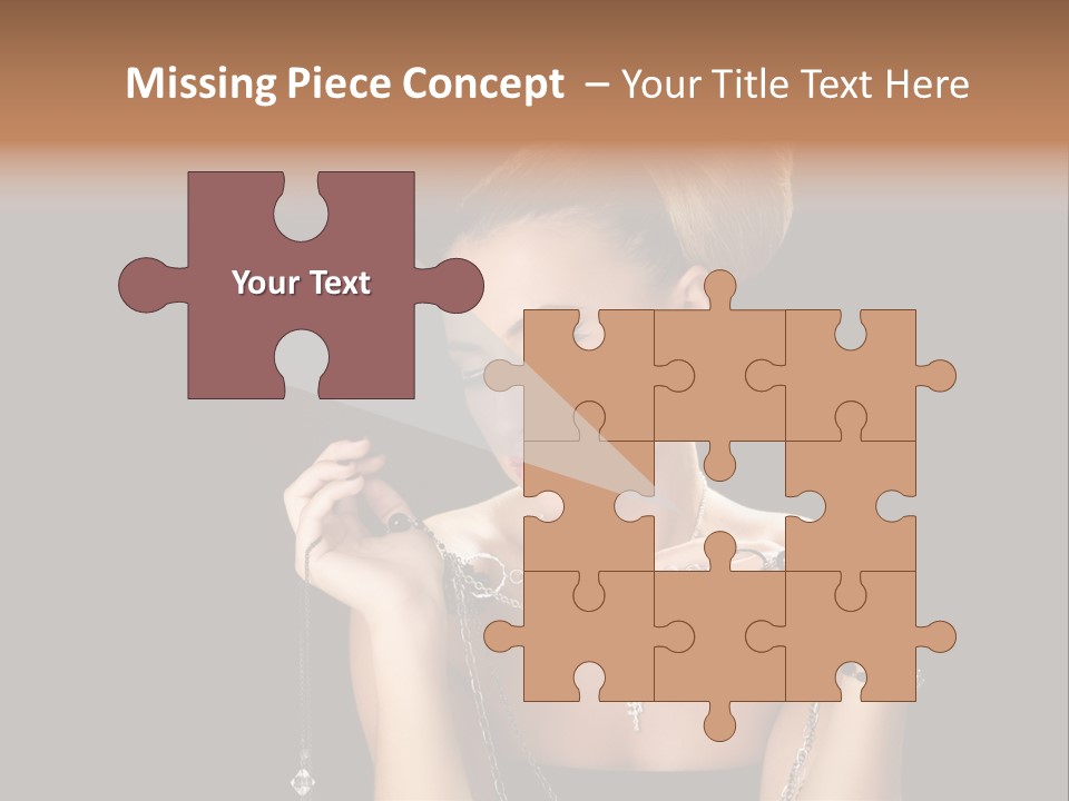 Caucasian Young Wealth PowerPoint Template