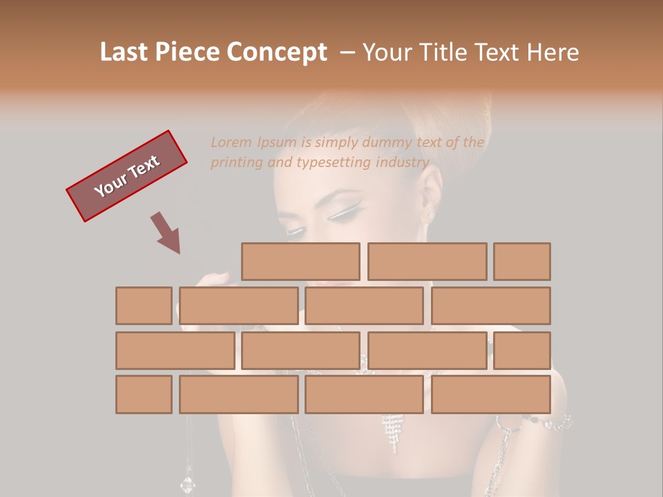 Caucasian Young Wealth PowerPoint Template