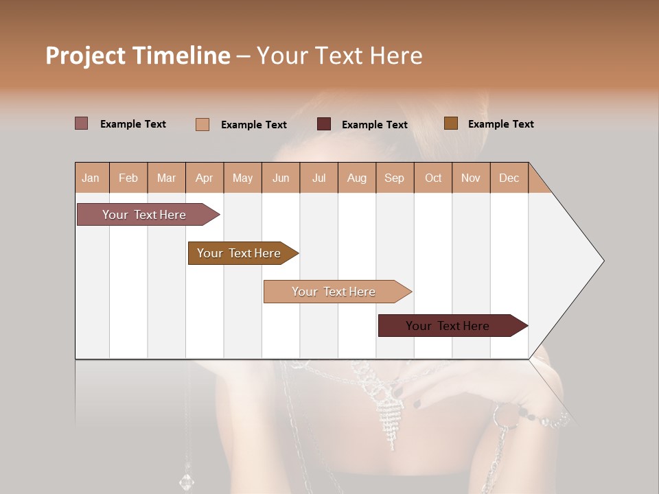 Caucasian Young Wealth PowerPoint Template
