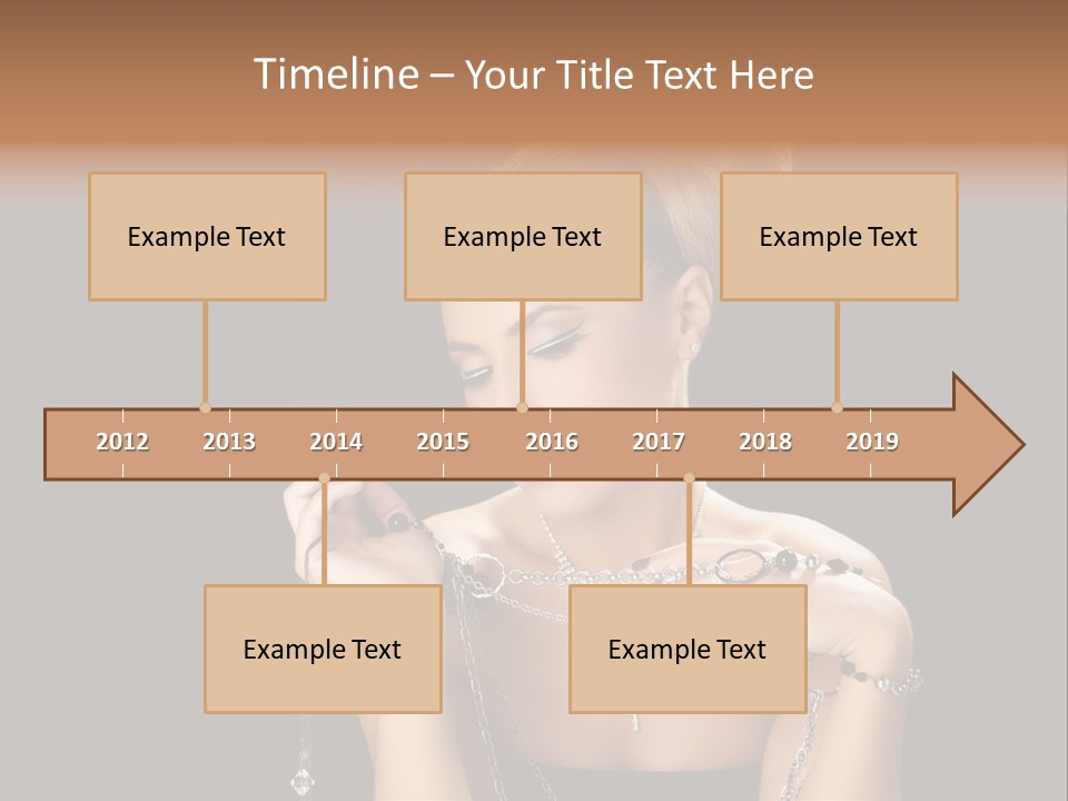 Caucasian Young Wealth PowerPoint Template
