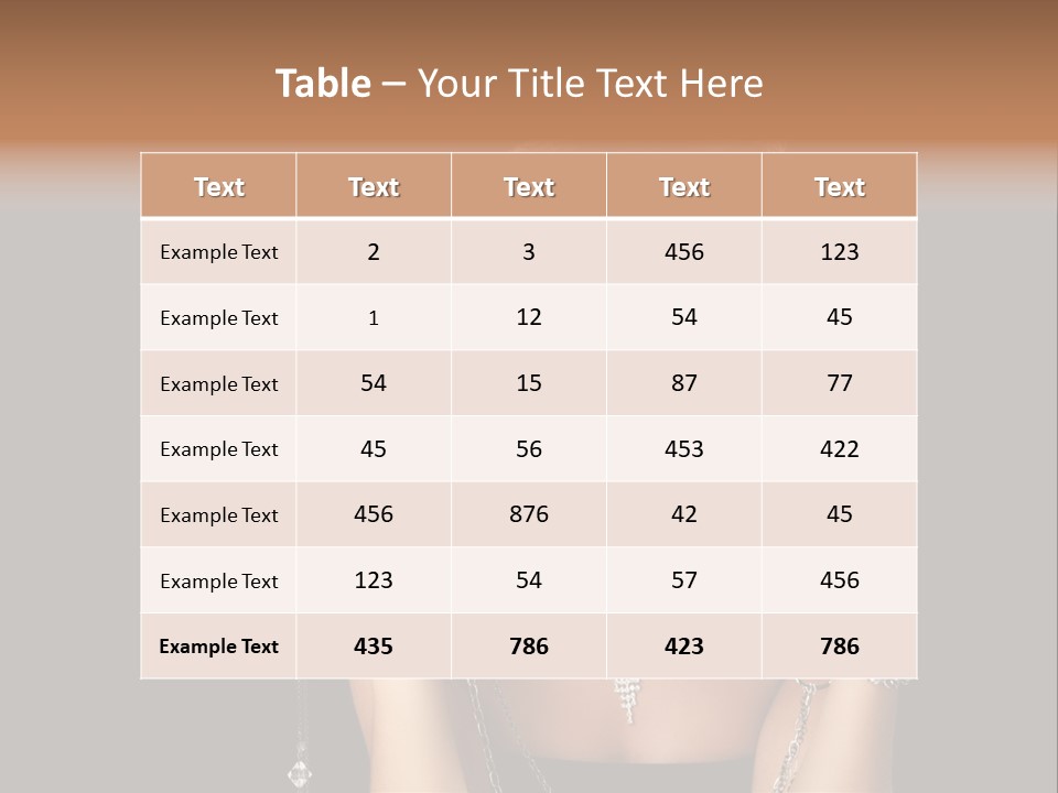 Caucasian Young Wealth PowerPoint Template