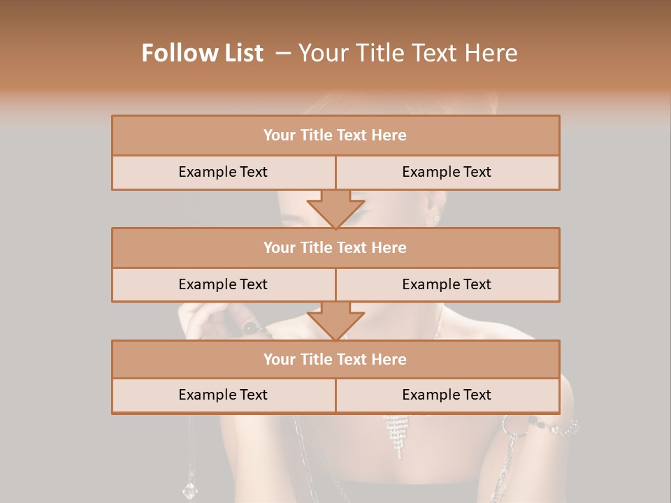 Caucasian Young Wealth PowerPoint Template