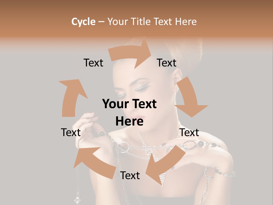 Caucasian Young Wealth PowerPoint Template