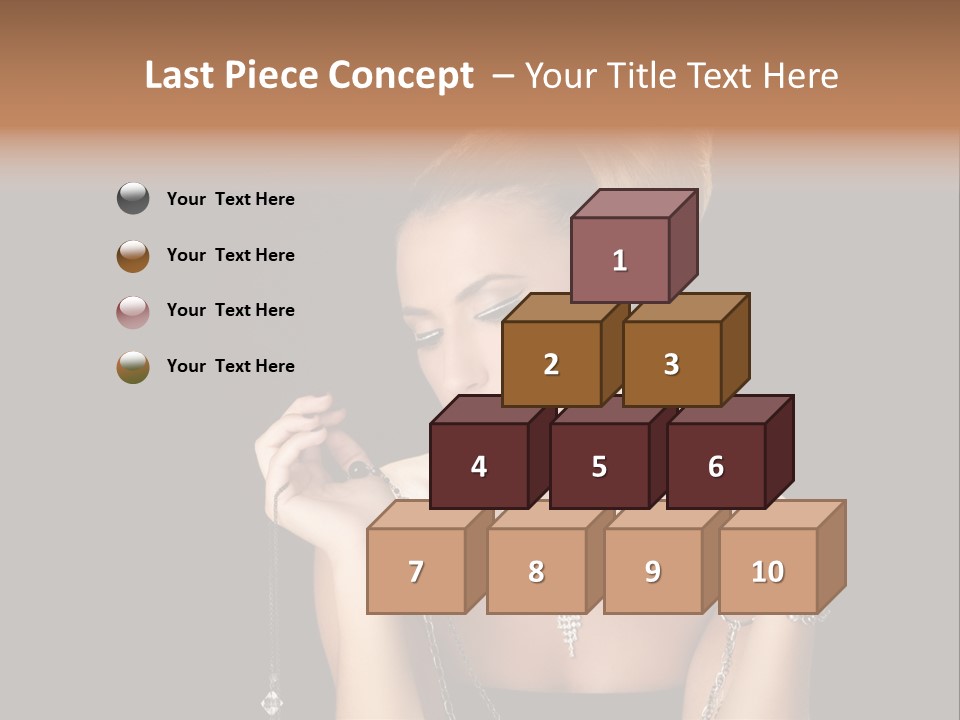 Caucasian Young Wealth PowerPoint Template