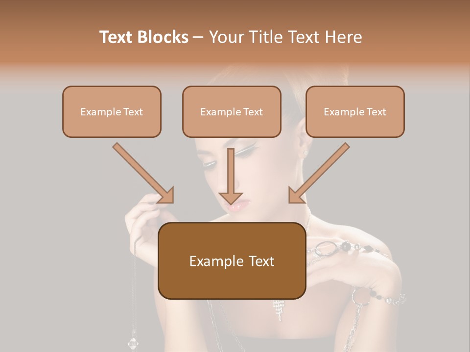 Caucasian Young Wealth PowerPoint Template