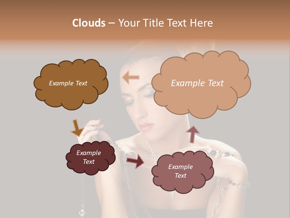 Caucasian Young Wealth PowerPoint Template