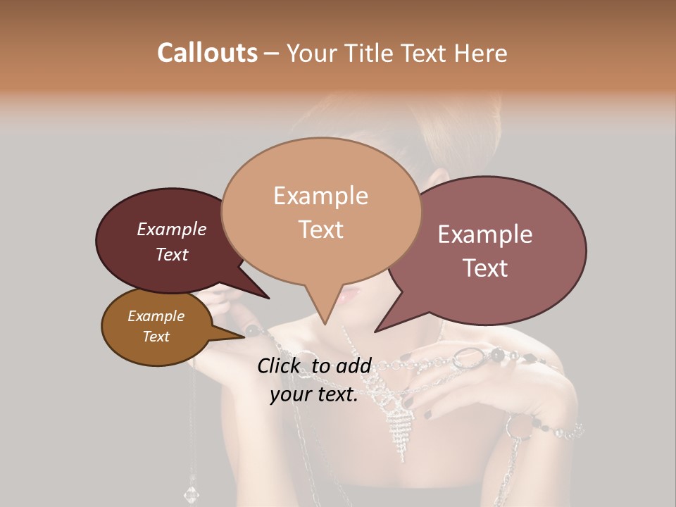 Caucasian Young Wealth PowerPoint Template