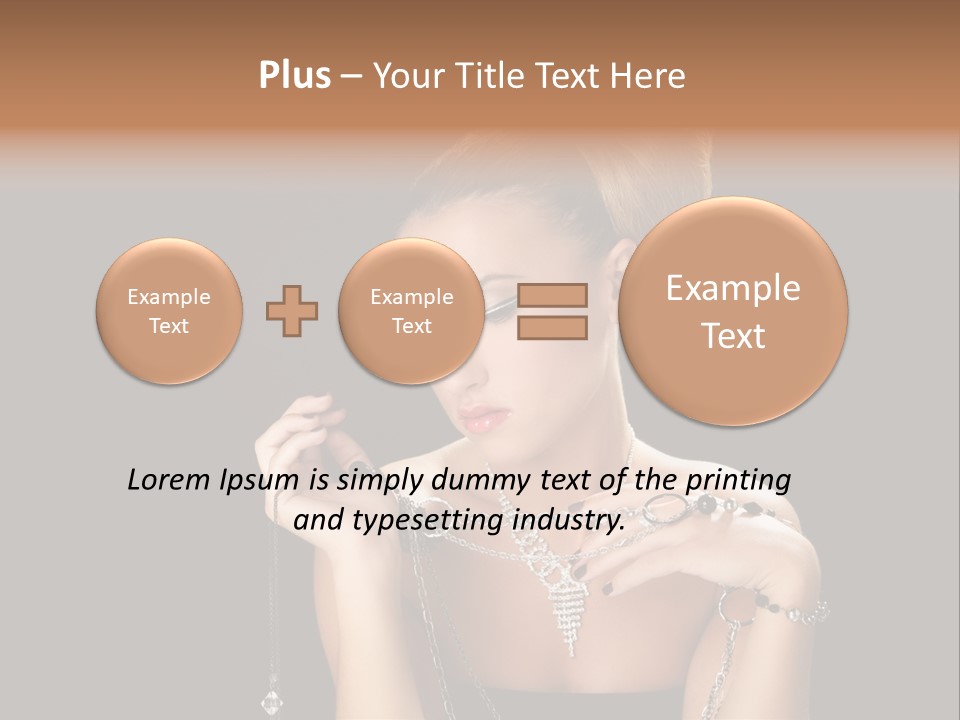 Caucasian Young Wealth PowerPoint Template