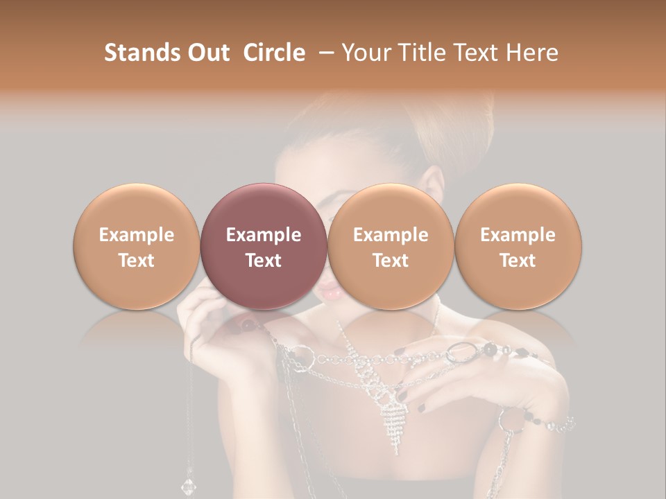 Caucasian Young Wealth PowerPoint Template