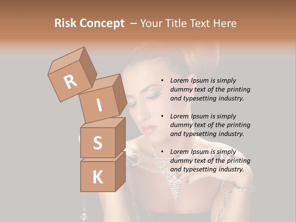 Caucasian Young Wealth PowerPoint Template