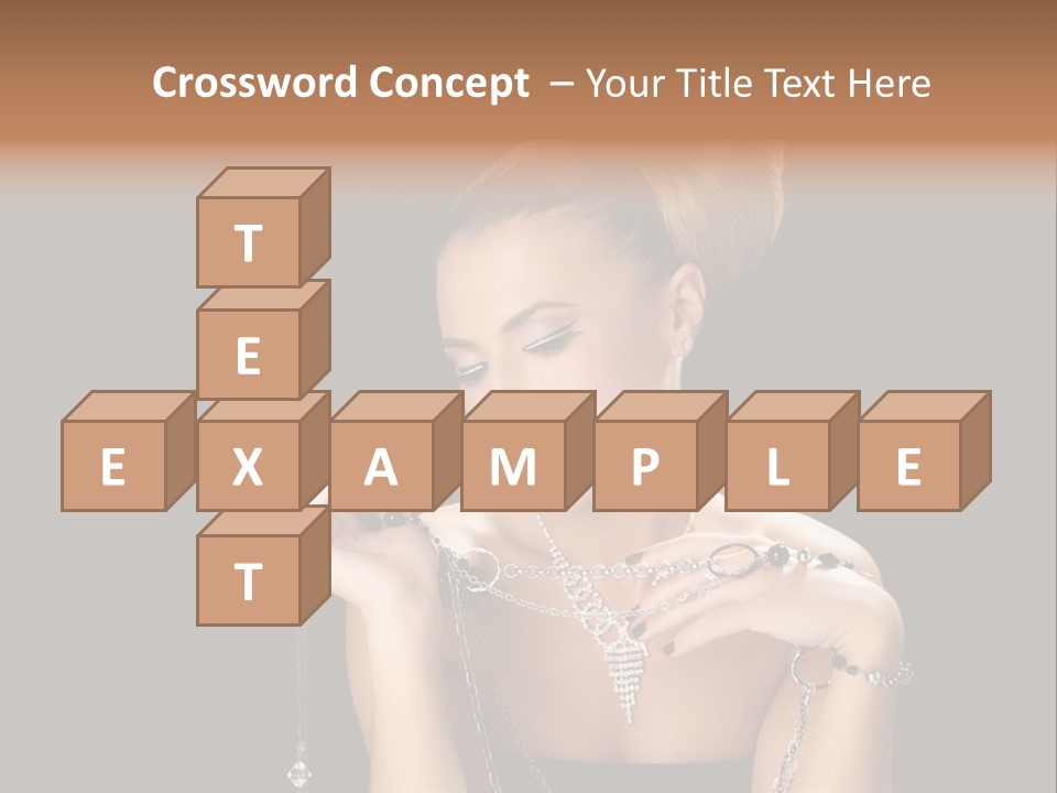 Caucasian Young Wealth PowerPoint Template