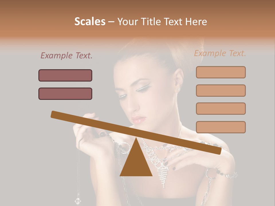 Caucasian Young Wealth PowerPoint Template