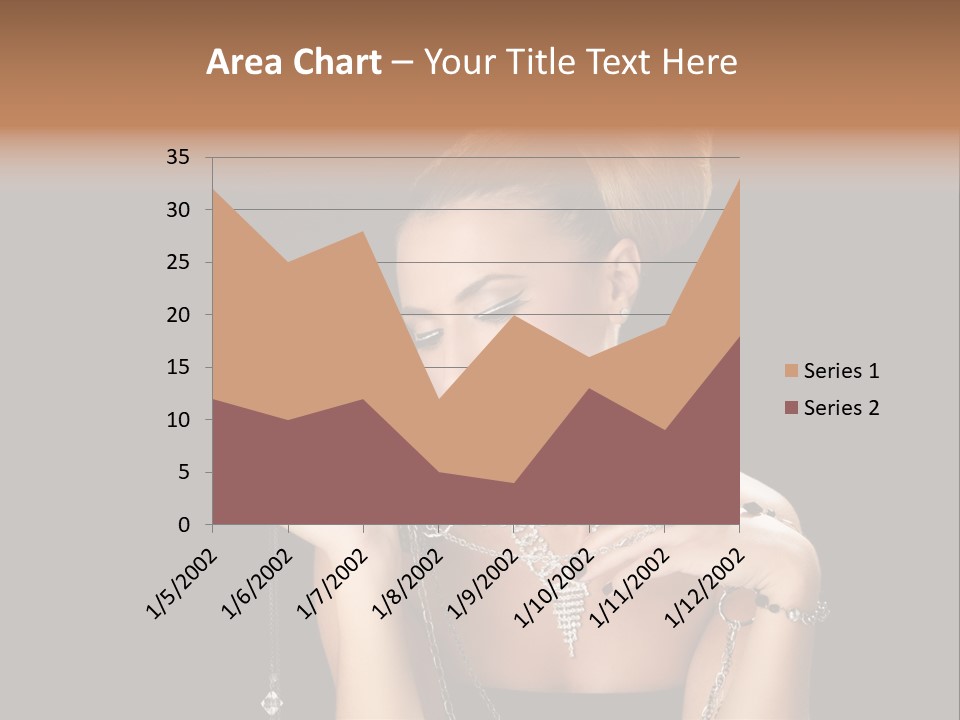 Caucasian Young Wealth PowerPoint Template