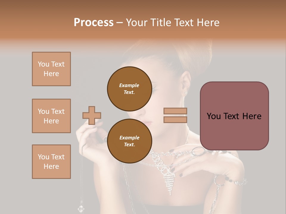 Caucasian Young Wealth PowerPoint Template