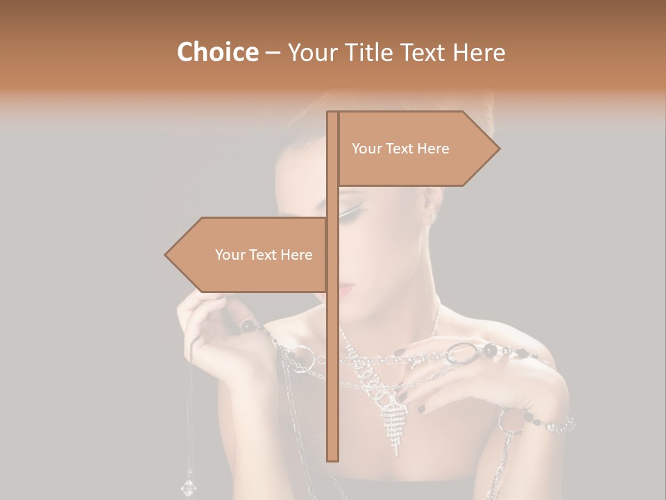 Caucasian Young Wealth PowerPoint Template