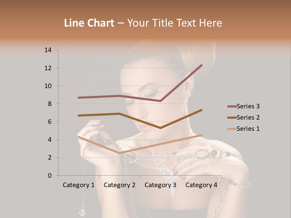Caucasian Young Wealth PowerPoint Template