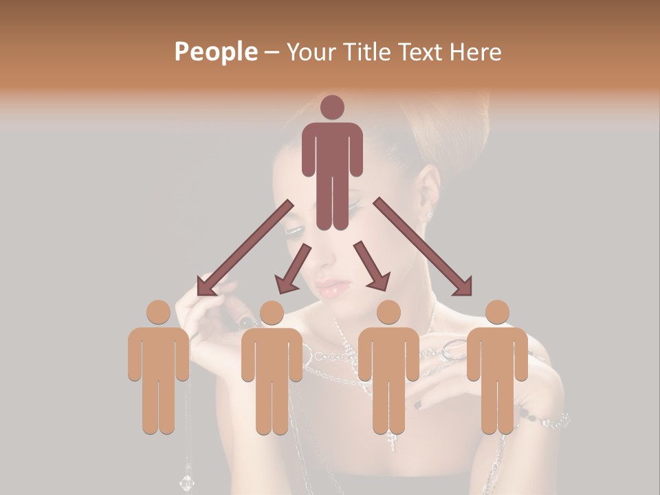 Caucasian Young Wealth PowerPoint Template