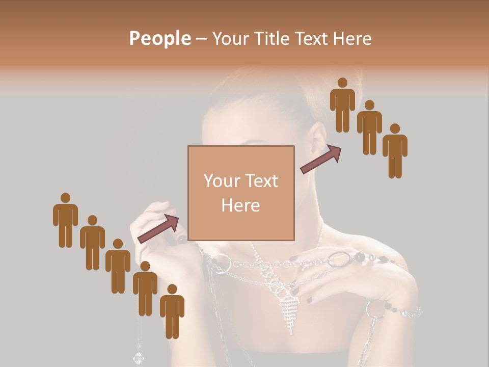 Caucasian Young Wealth PowerPoint Template