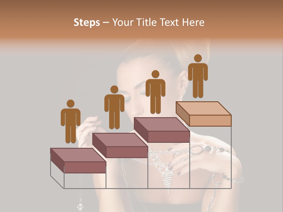 Caucasian Young Wealth PowerPoint Template