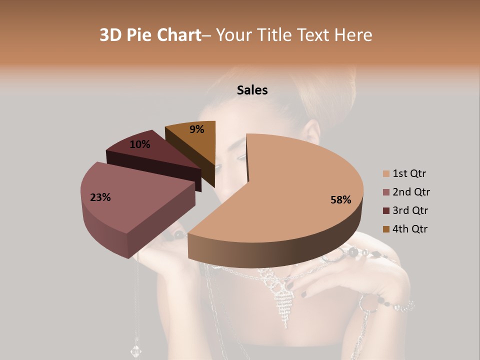 Caucasian Young Wealth PowerPoint Template