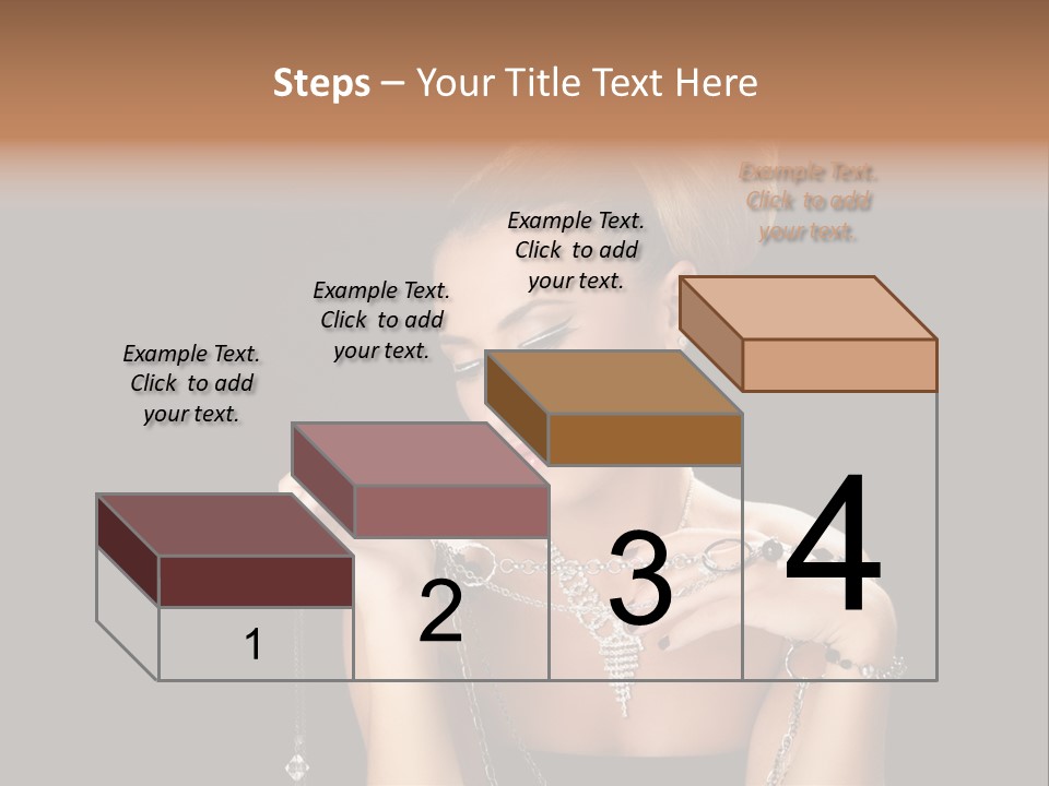 Caucasian Young Wealth PowerPoint Template