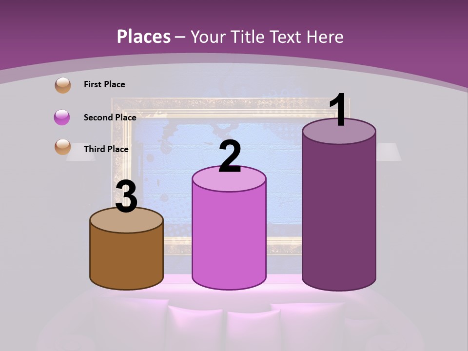 Lamp Grunge Furnishing PowerPoint Template