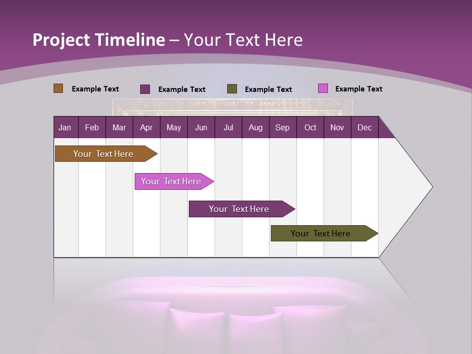 Lamp Grunge Furnishing PowerPoint Template