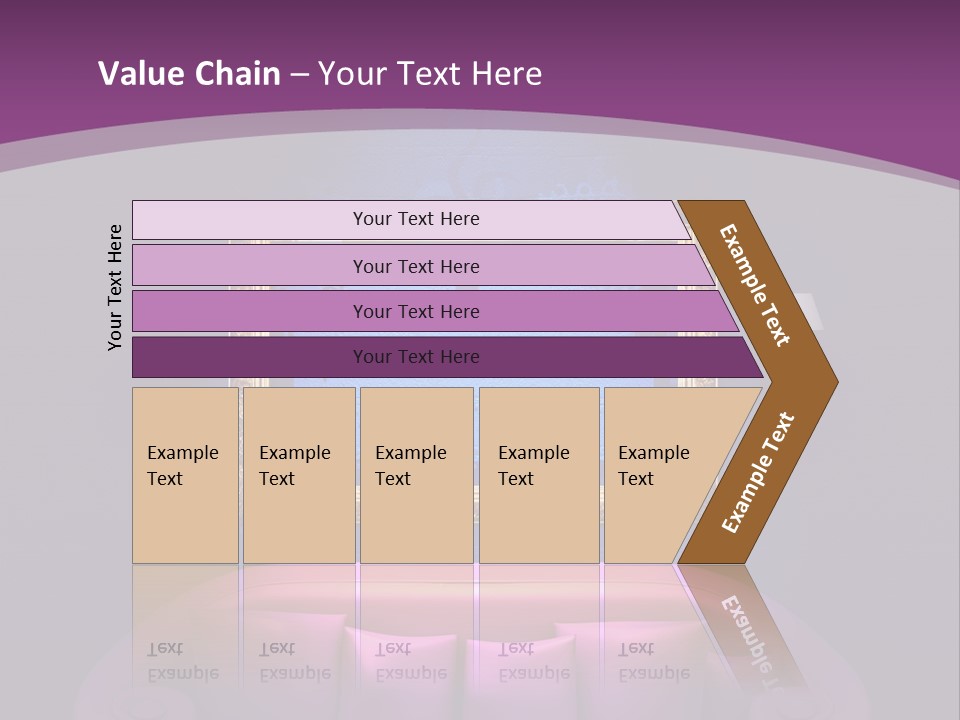 Lamp Grunge Furnishing PowerPoint Template