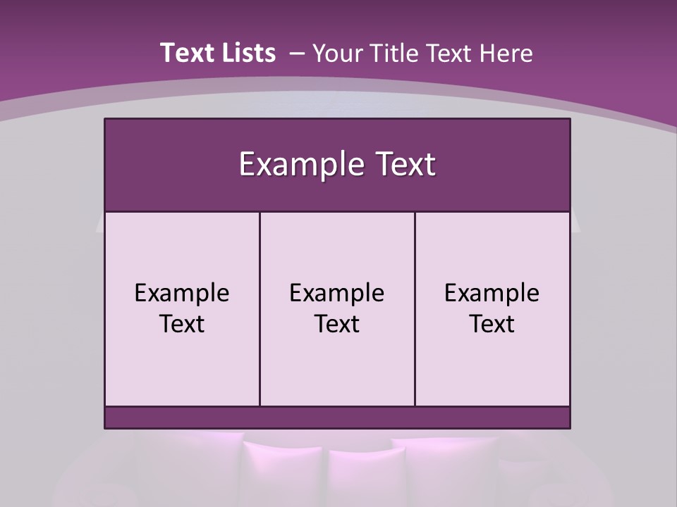 Lamp Grunge Furnishing PowerPoint Template