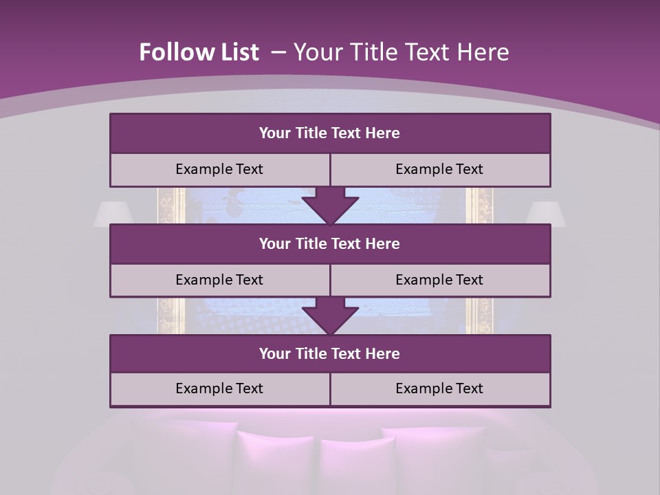 Lamp Grunge Furnishing PowerPoint Template