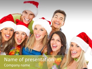 Joy Crazy Smiling PowerPoint Template