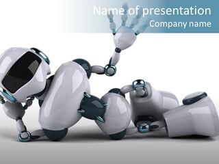 Techno Electronic Metal PowerPoint Template